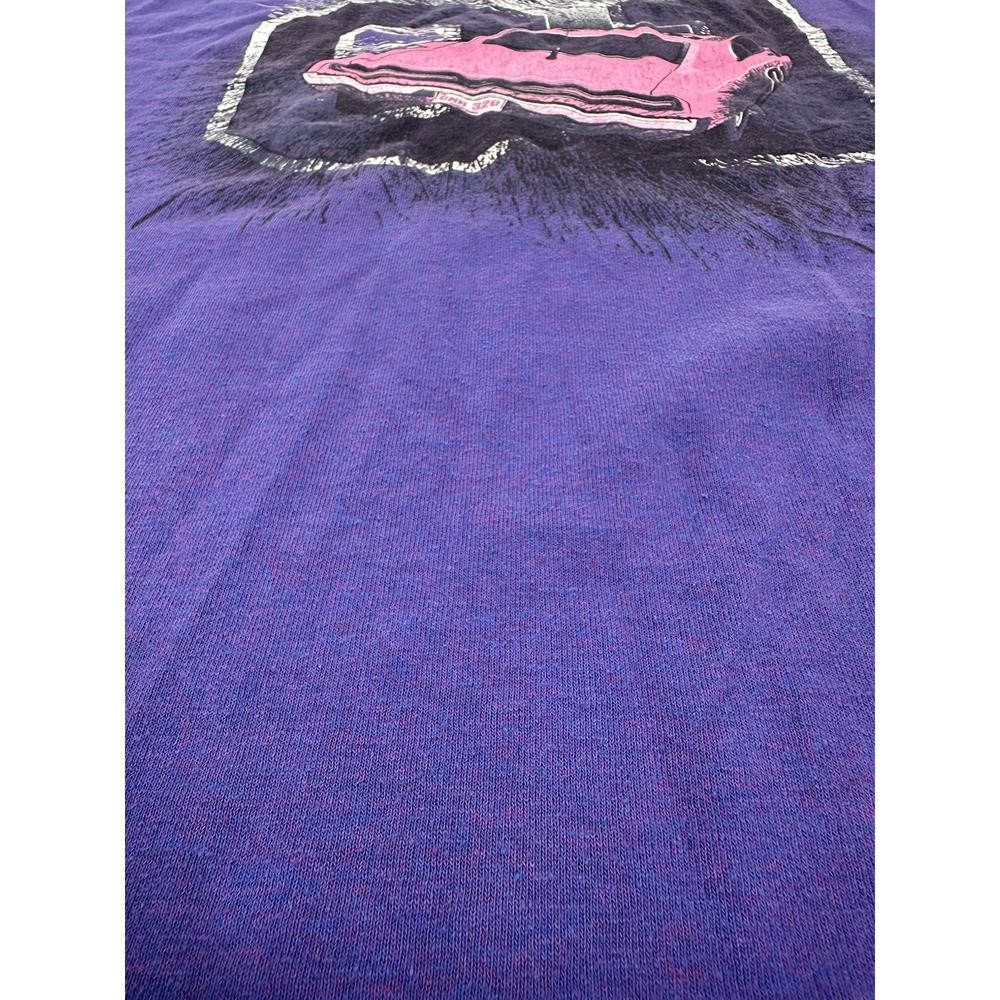 Cooters Dodge Charger T-shirt Garage Size XL General Lee Dukes of Hazzard Purple - Picture 6 of 6